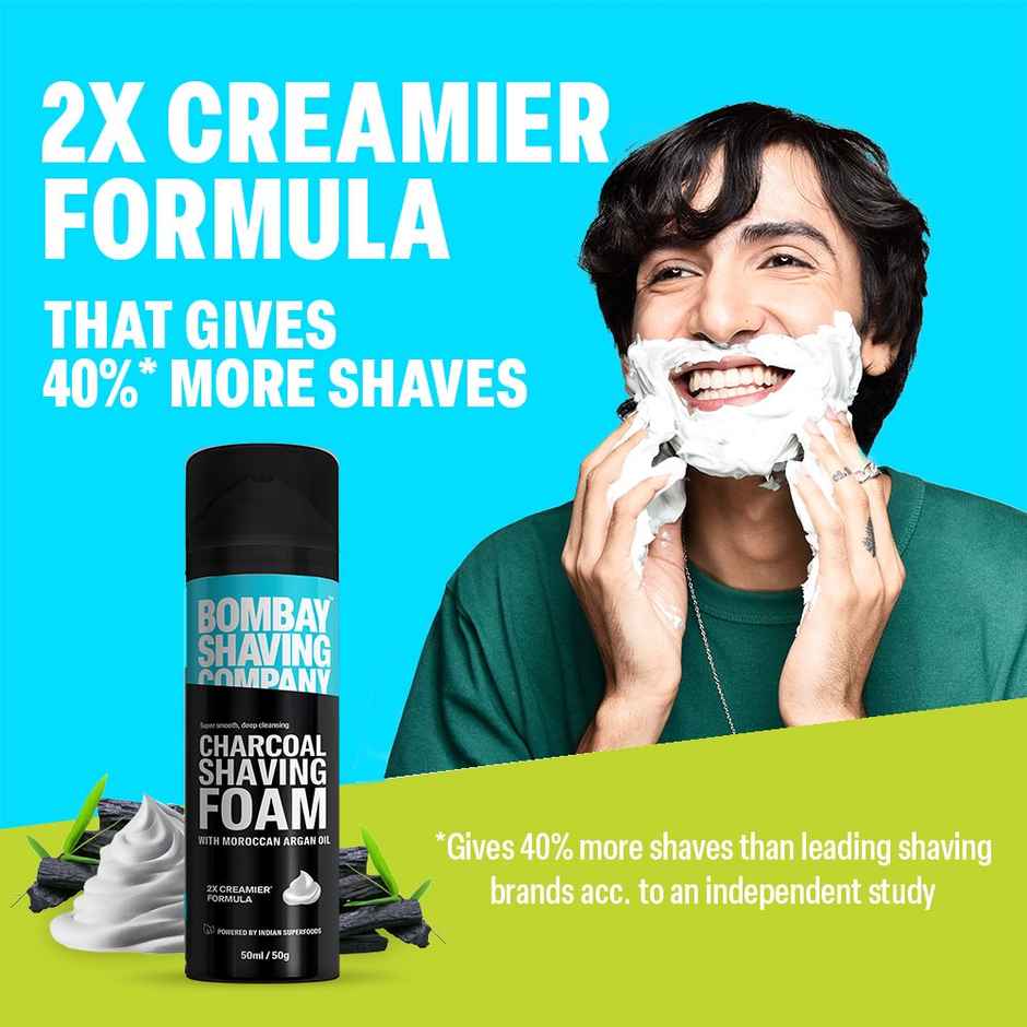 Bombay Shaving Company 3 Blade Razor for Men and Shaving Foam | Aloe Lubra Strip | Sensi Smart 3