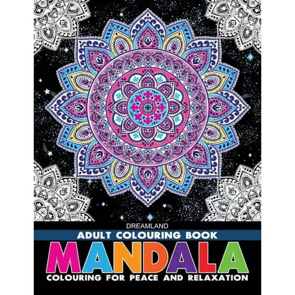 Mandala-Colouring Book for Adults | Mandala art Book for Stress Relief and Focus