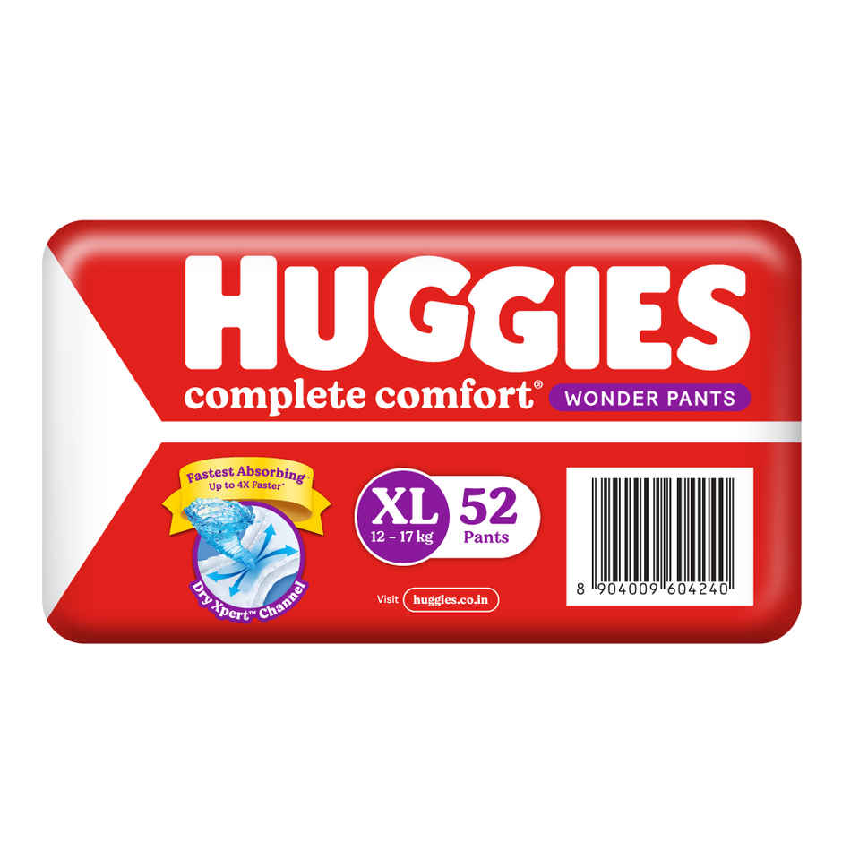 Huggies Wonder Pant Style Diaper | XL | 52 pcs