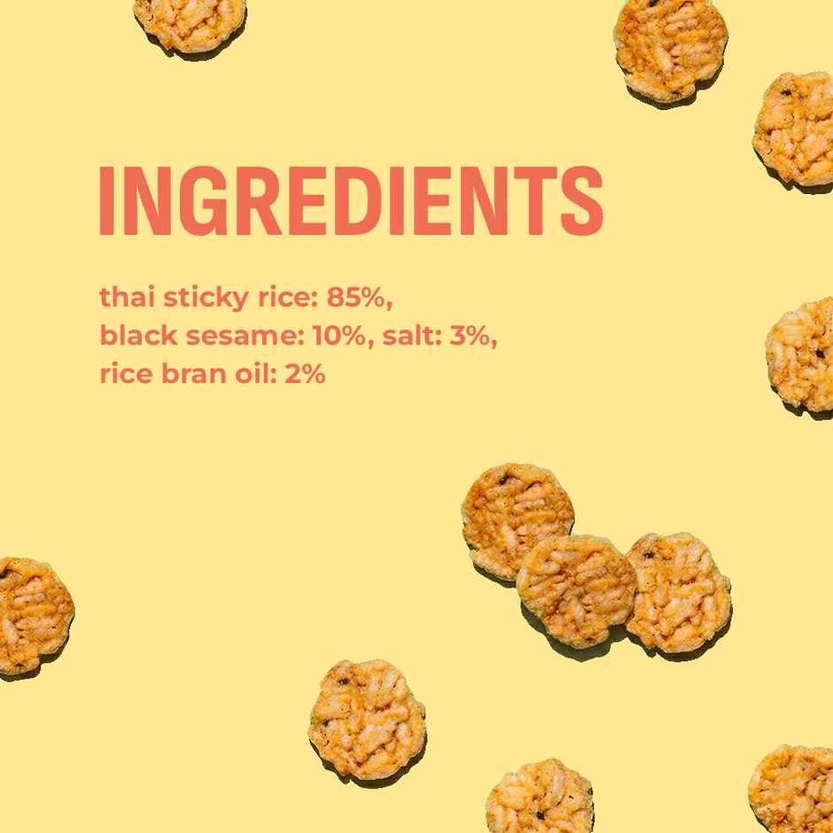 Natch Sesame Thai Rice Chips | No Palm Oil | Healthy Snacks