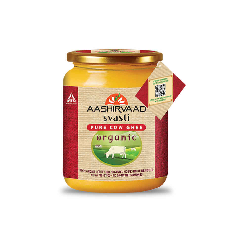 Aashirvaad Organic Pure Cow Ghee | Certified Organic