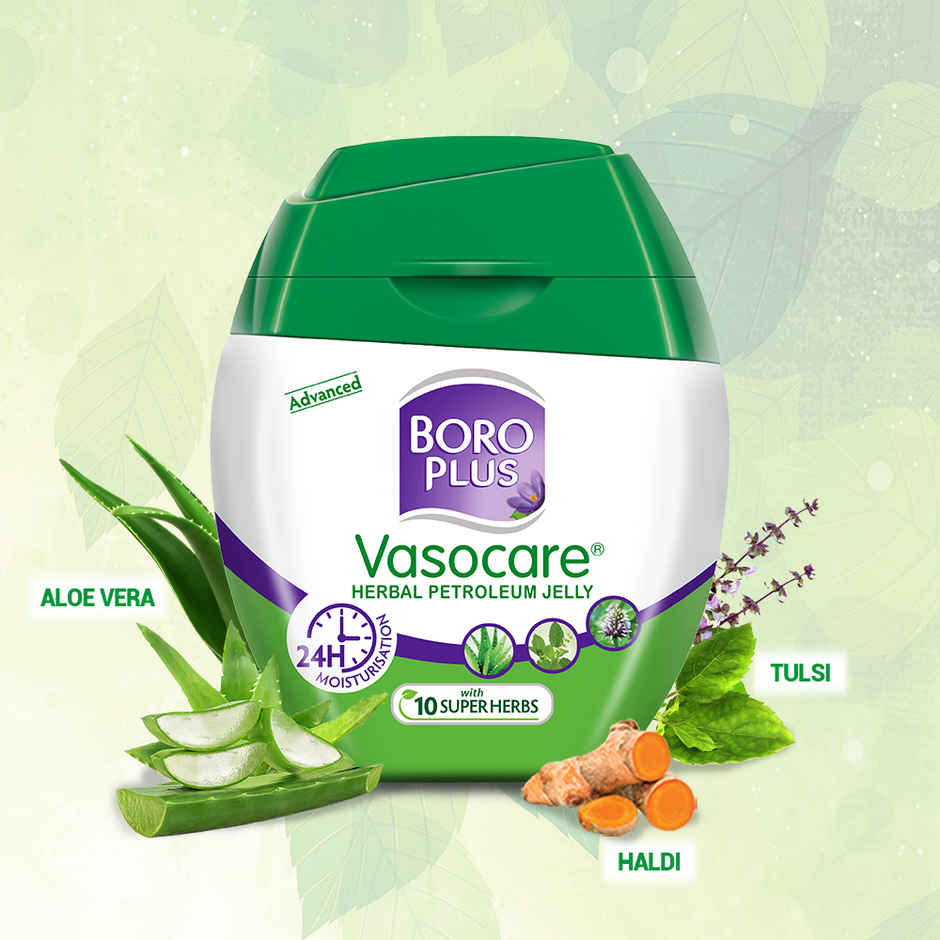  Boroplus Vasocare Petroleum Jelly With Aloe Vera, Chamomile & Tulsi