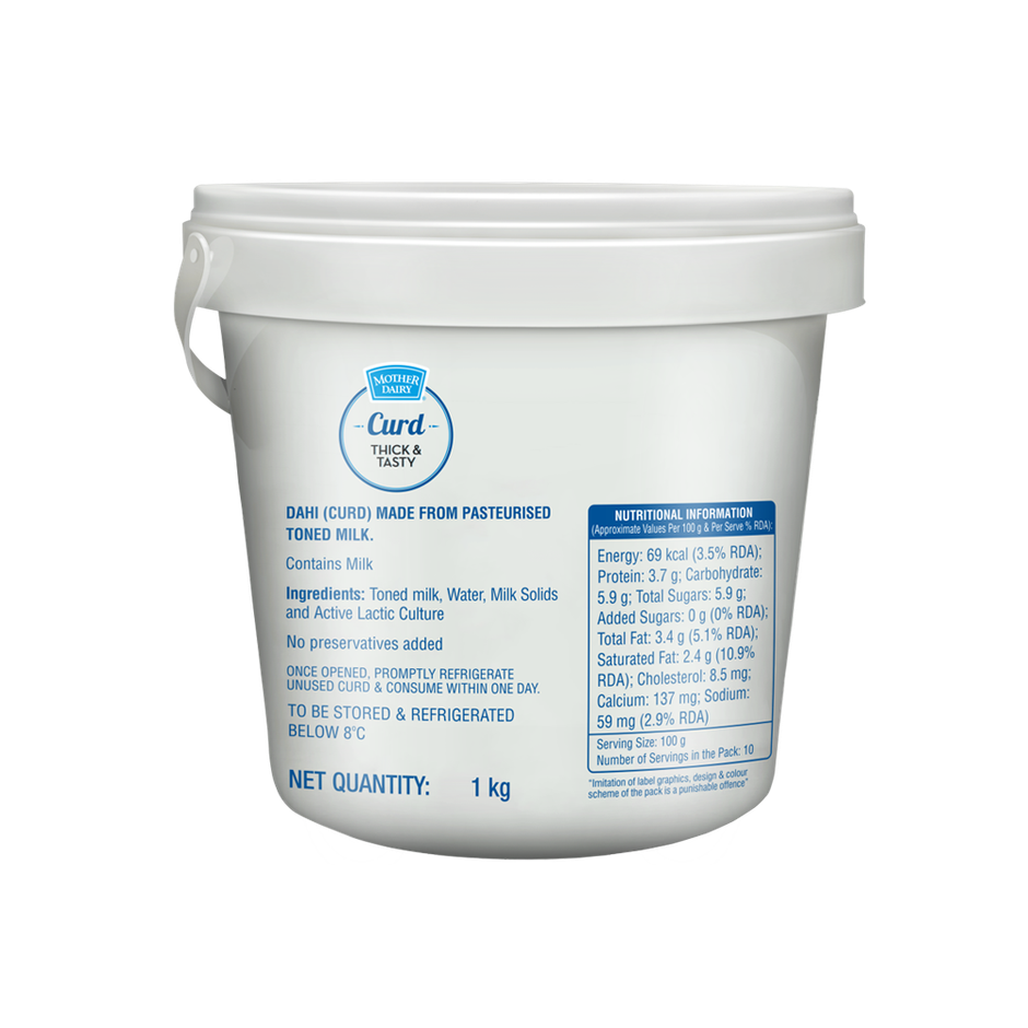 Mother Dairy Thick & Tasty Curd Tub