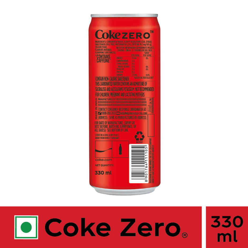 Coca-Cola Zero Sugar  Can| Cola Sparkling Soft Drink | The Coca-Cola Company