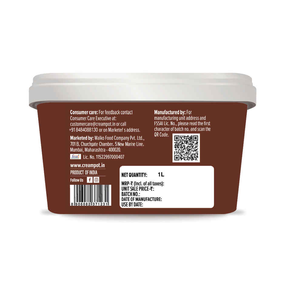 Cream Pot Chocolate Tub Combo