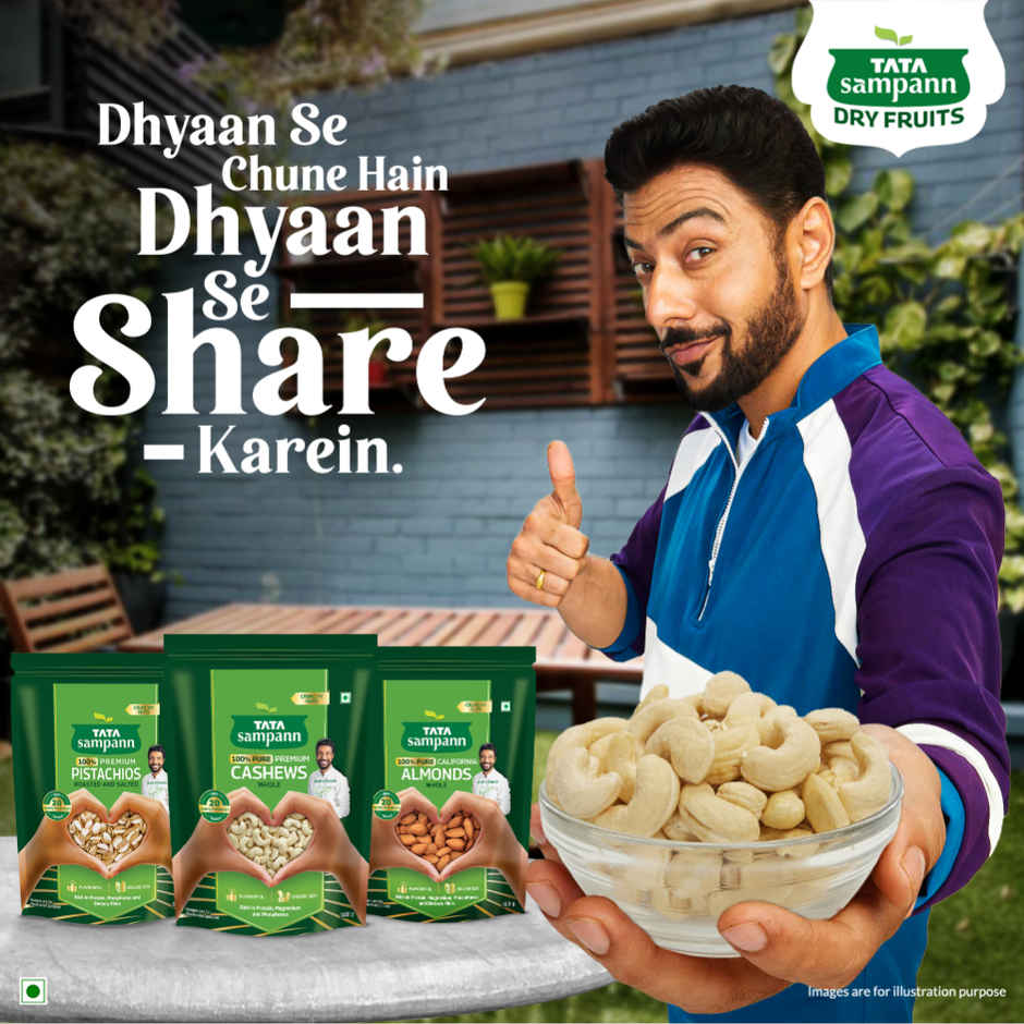 Tata Sampann 100% Pure Premium Cashews/Kaju Whole