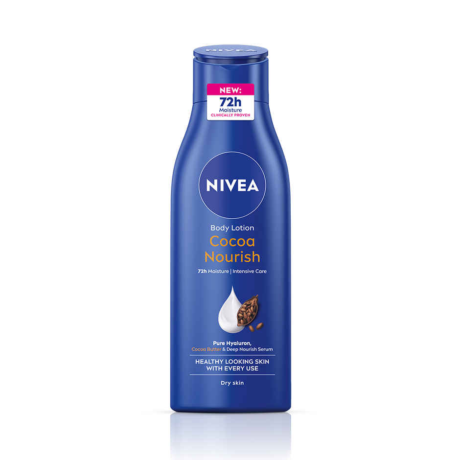 NIVEA Cocoa Nourish Body Lotion|Deep Moisture Serum|Non Greasy|Moisturiser For Very Dry Skin