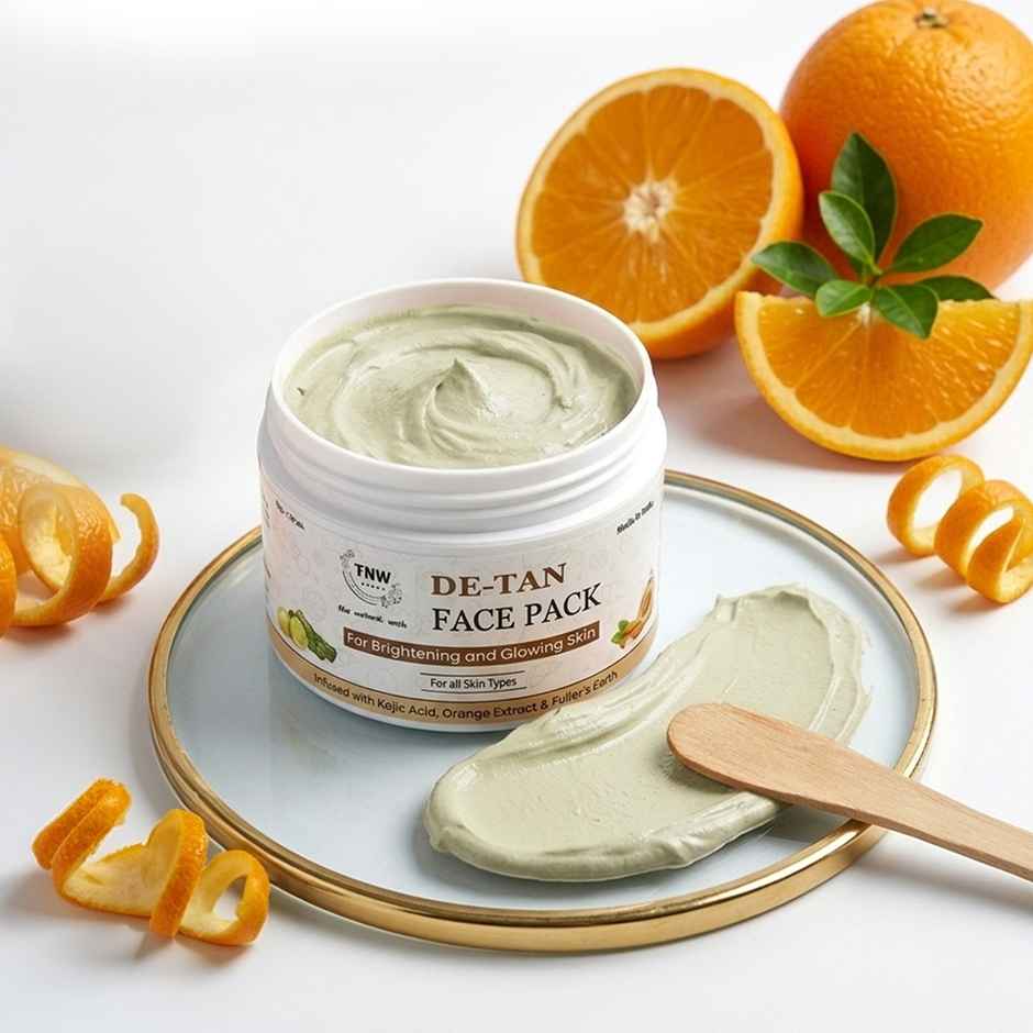 TNW The Natural Wash De-Tan Face Pack for Glowing Skin and Tan Removal with Orange Extract