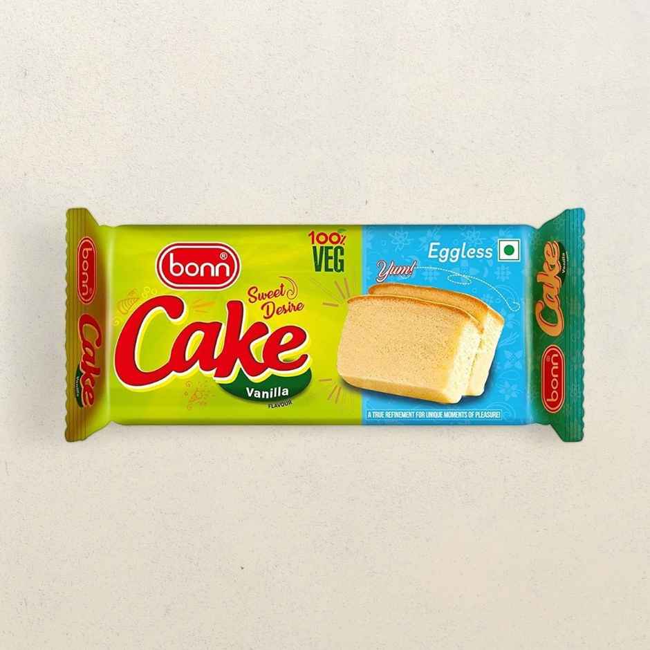 Bonn Eggless Sweet Desire Vanilla Cake 60 G | Pack of 5