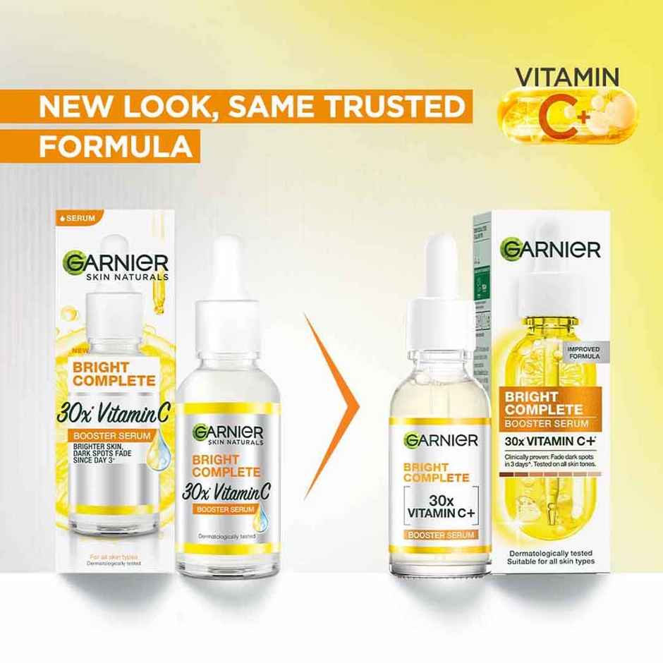 Garnier Vitamin C + Face Serum for Skin Brightening & Anti-Dark Spots