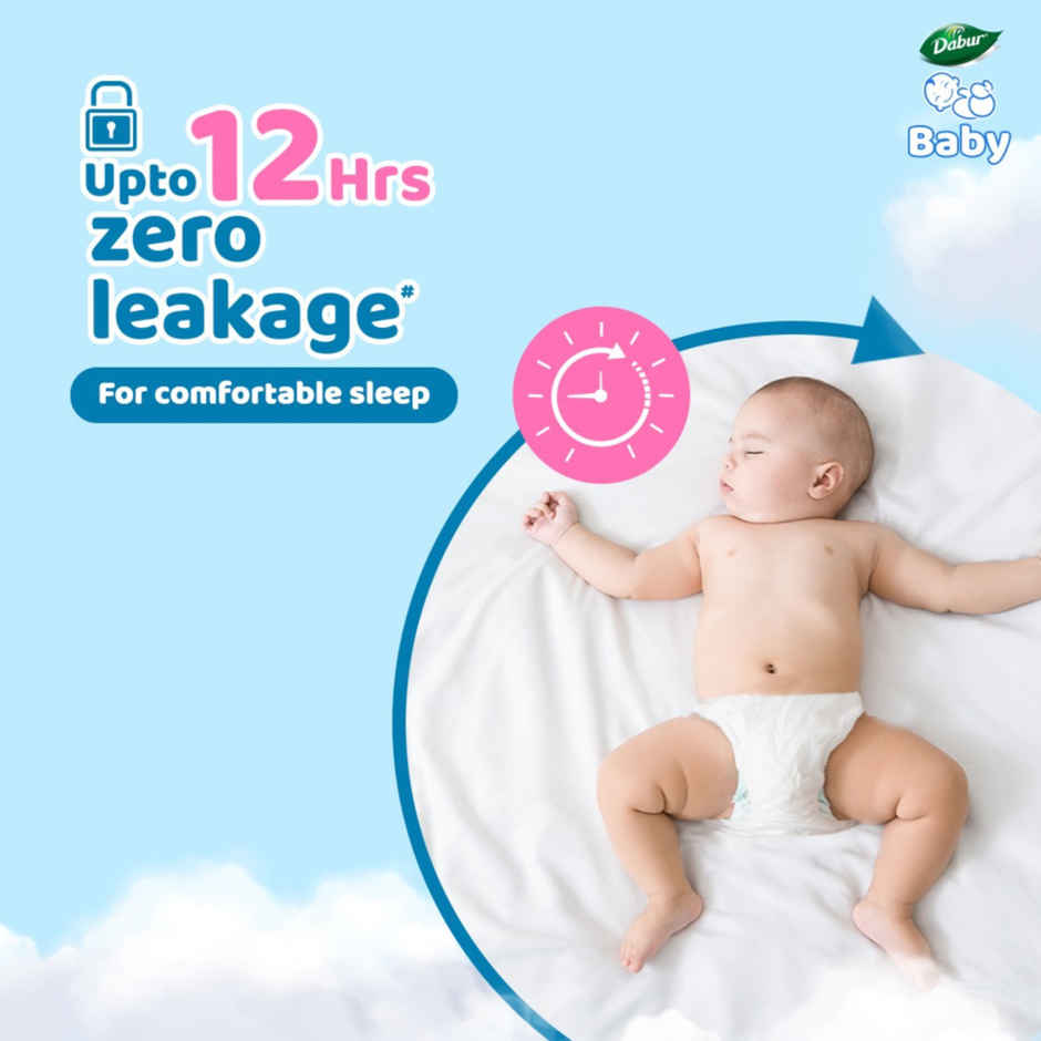 Dabur Baby Super Pants - XL 24 Pcs 12-18 Kg Insta-Absorb Technology Baby Diaper