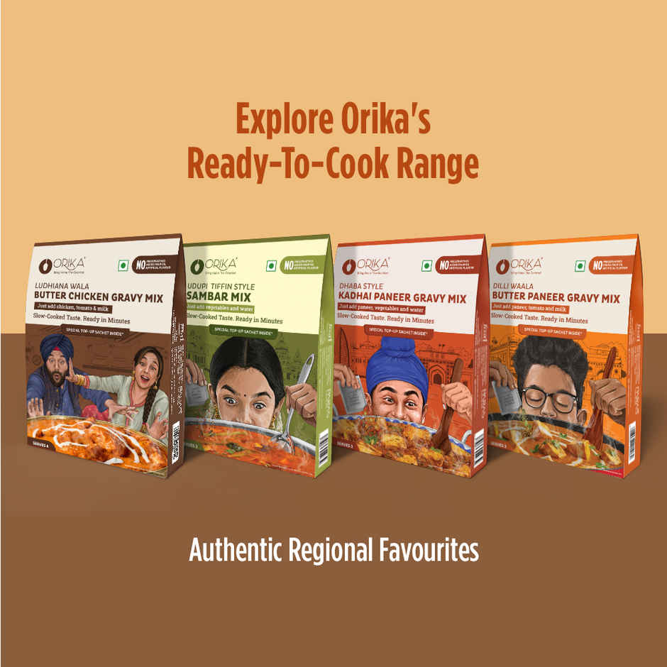 Orika Dilli Wala Butter Paneer Makhani Gravy Mix | With Special Taste Maker Sachet
