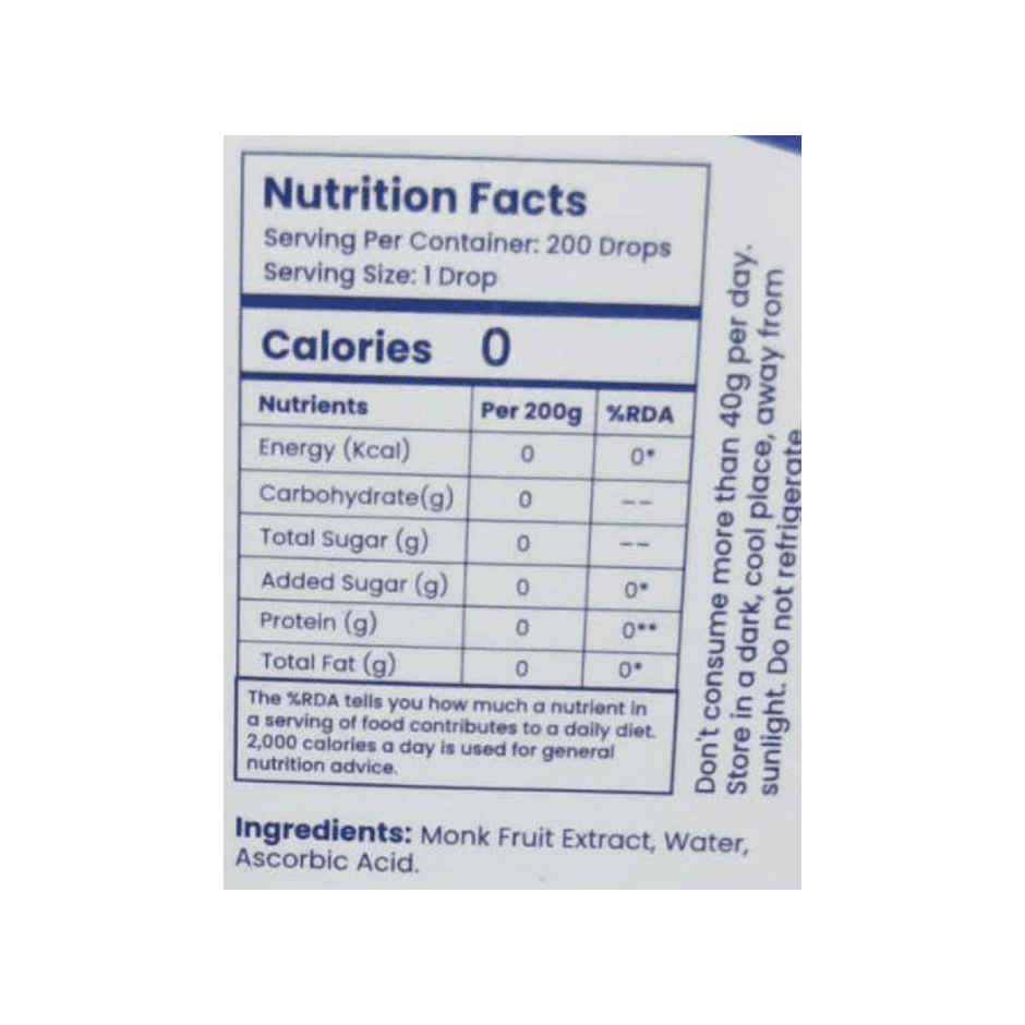 Sweetmate Monk Fruit Drops