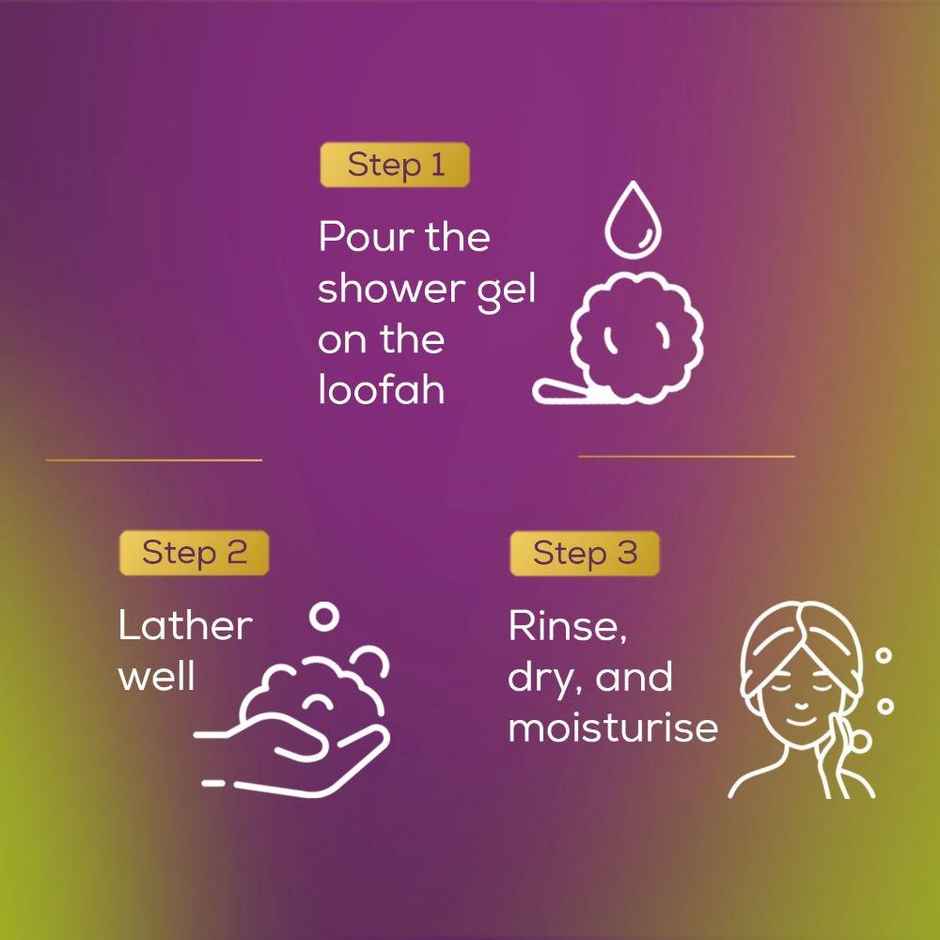 Santoor Shower Gel - Lemon and Frangipani