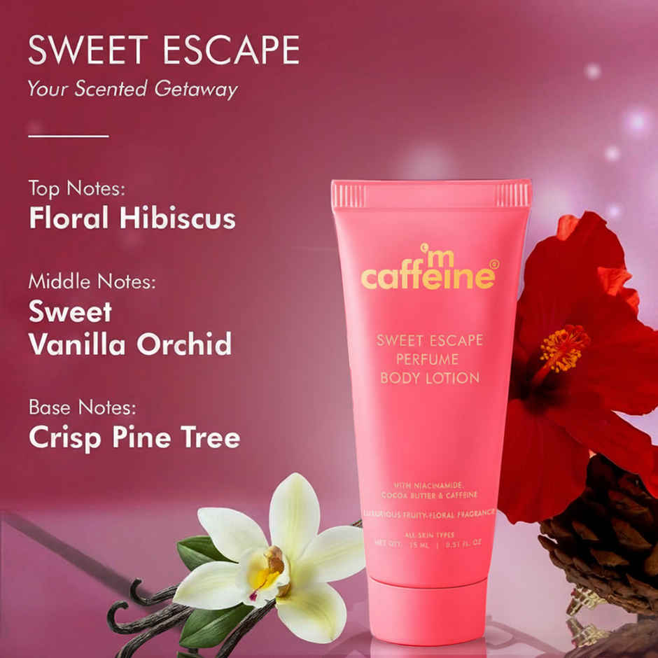 mCaffeine Sweet Escape Perfume Body Lotion