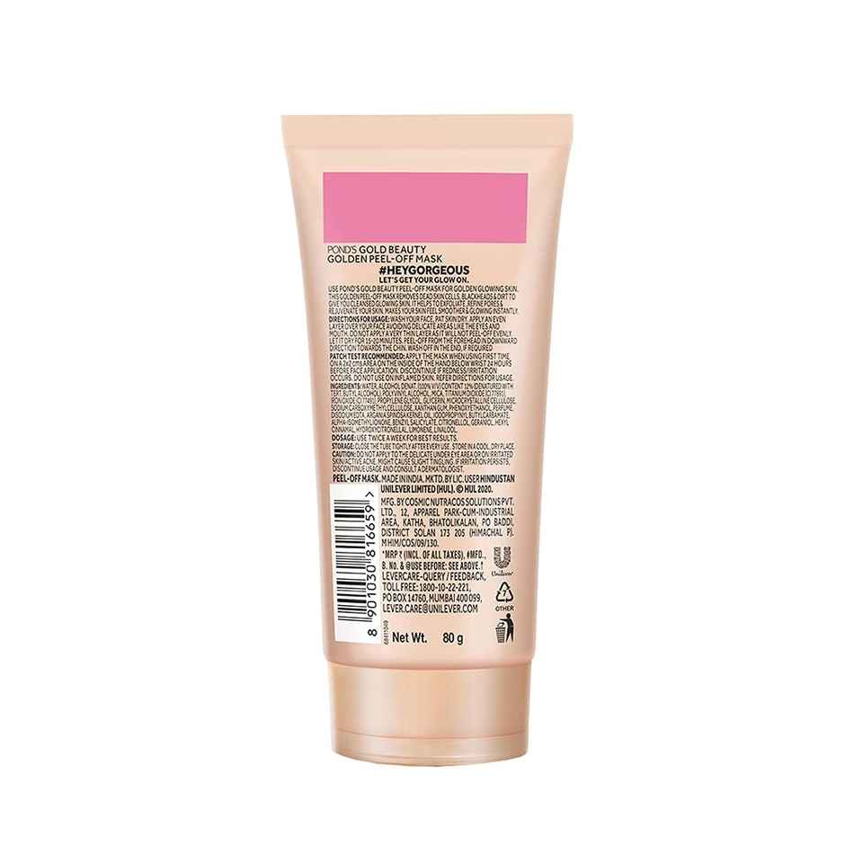 Pond's Gold Beauty Peel Off Mask Healthy Golden Glow in Just 15 min