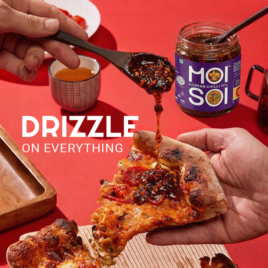 MOI SOI Korean Chilli Oil - Vegan, Used As Spread, Marinade & Dip