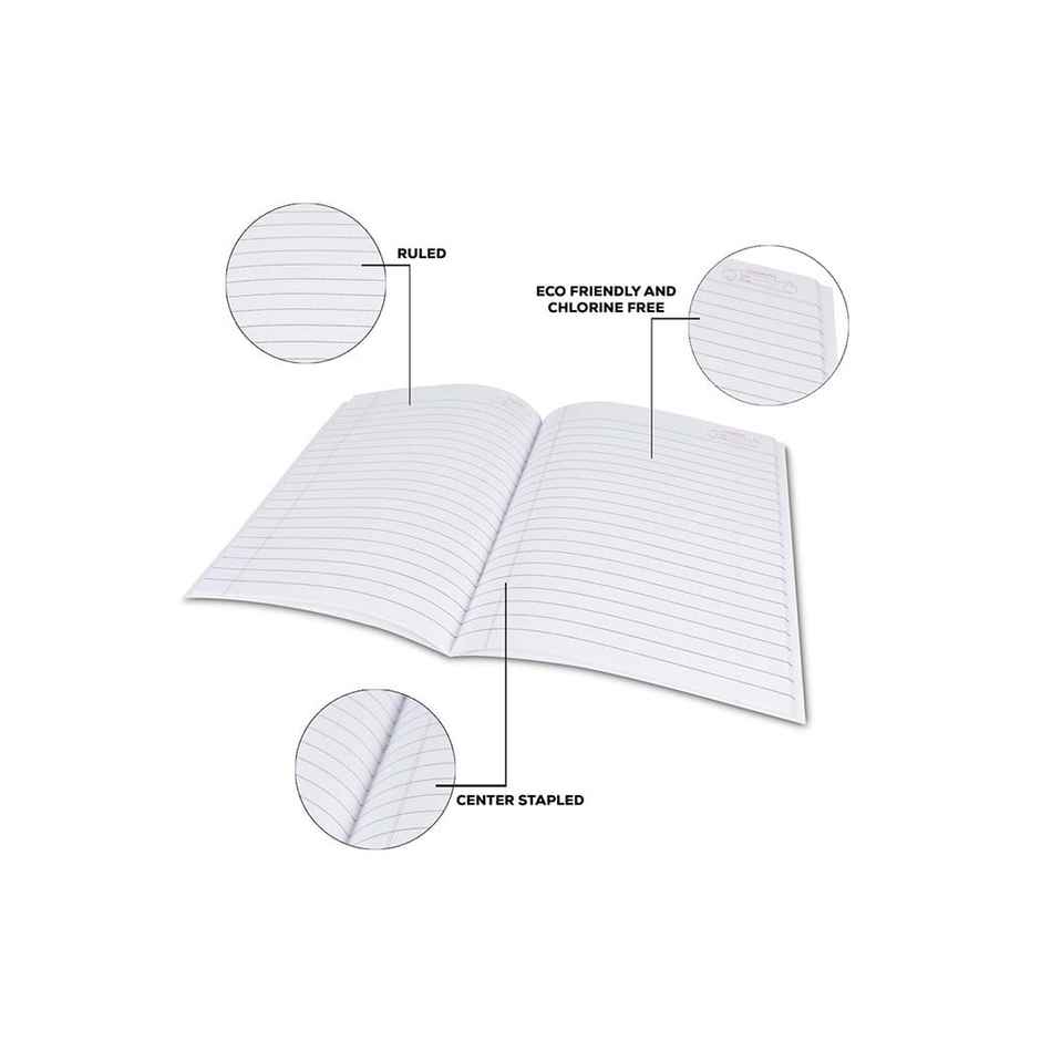 Classmate | Assorted Single Line Origami Notebook (24 x 18 Cm, Assorted, 172 Pages)