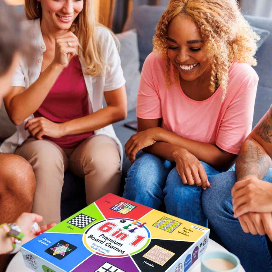 Apex 6 in 1 Premium Board Games | 4+ Years