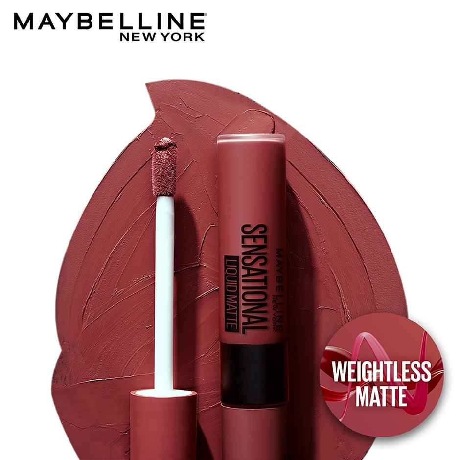 Maybelline Sensational Liquid Matte Lipstick 11, Made Easy