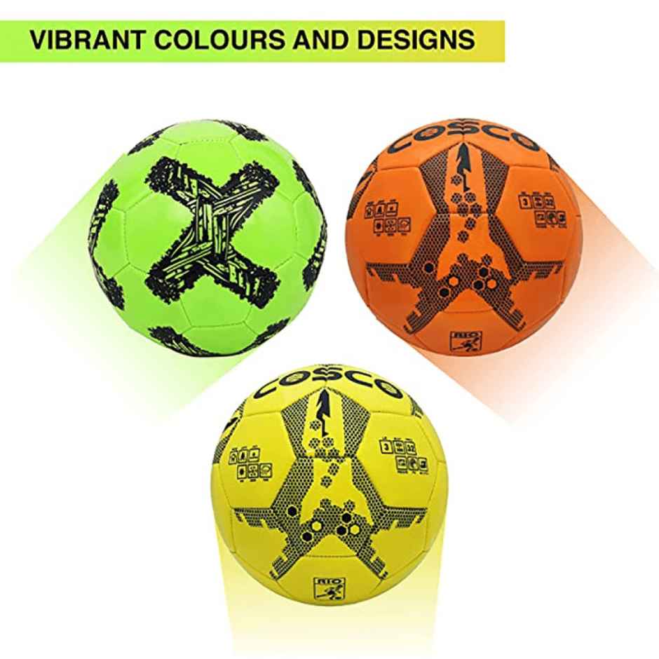 Cosco Rio Kids Football, Size-3(18Cm) Single |Made In India (Colour May Vary)
