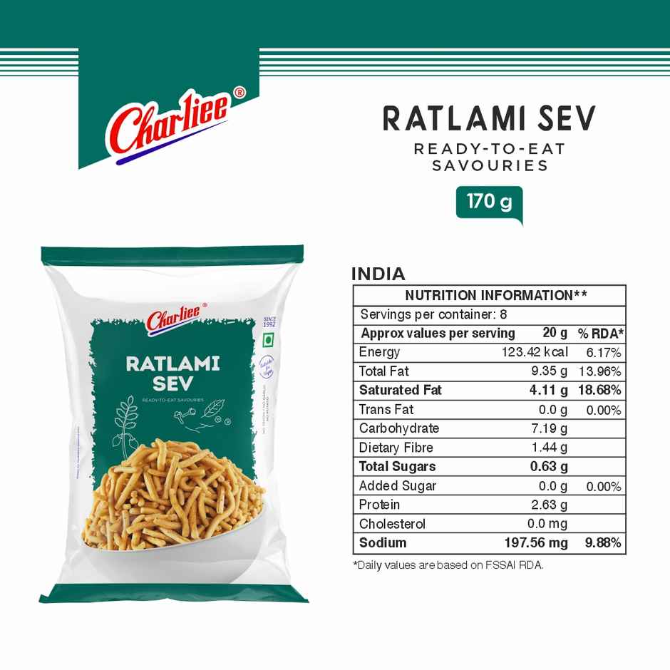 CHARLIEE Ratlami Sev