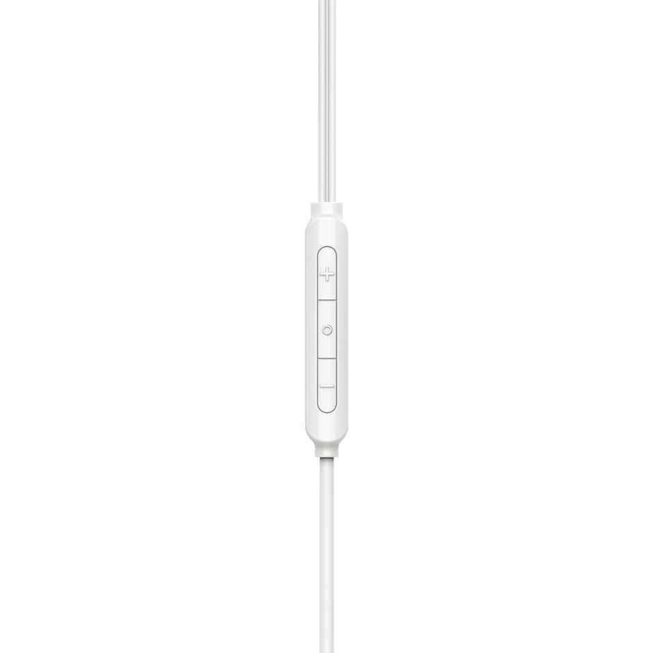 Philips TAE2146WT USB-C Wired Earphones | 10 mm Drivers | In-Line Mic | Deep Bass | White