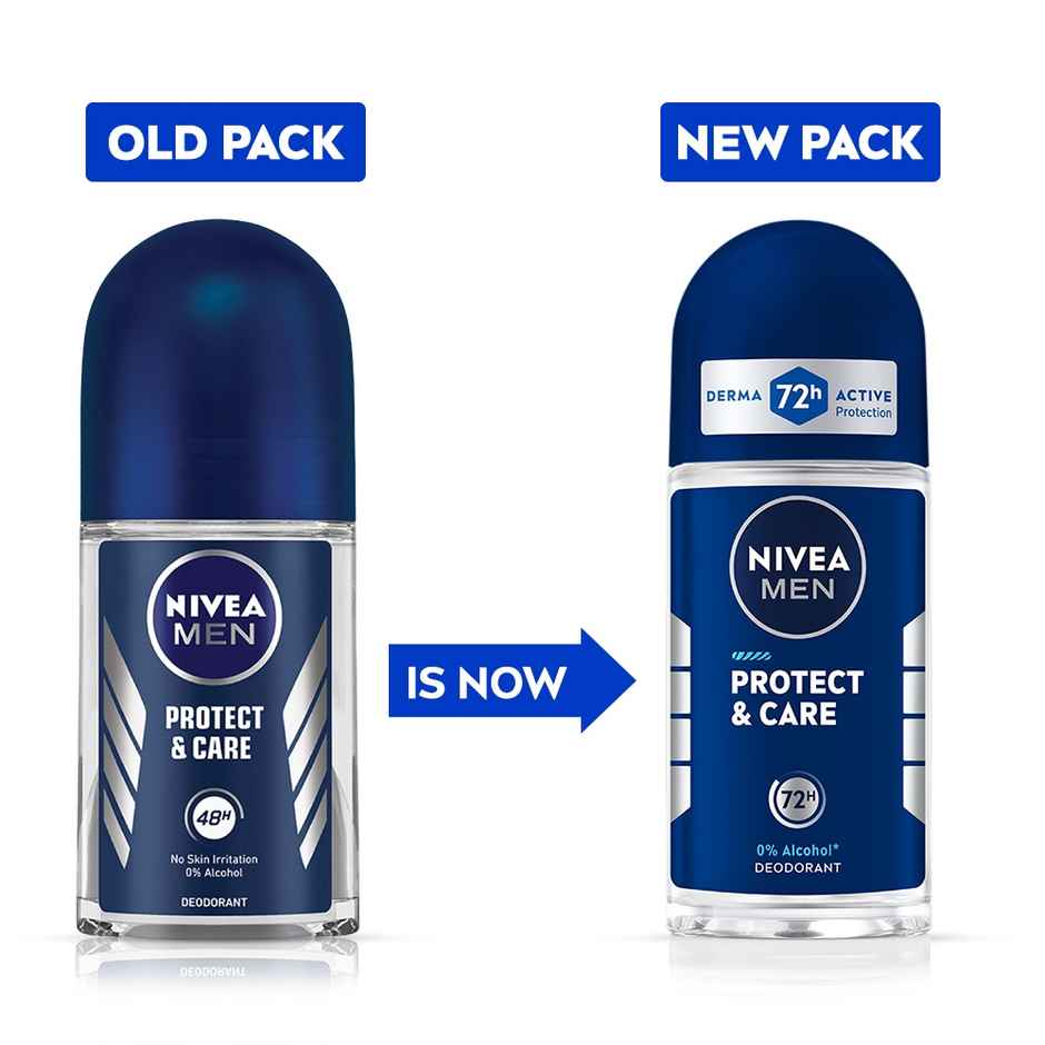 Nivea Protect & Care Deodorant Roll On For Men
