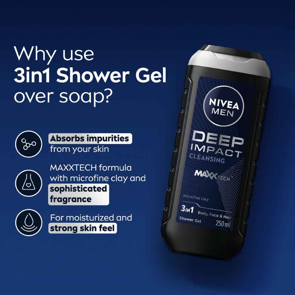 Nivea Deep Impact Shower Gel