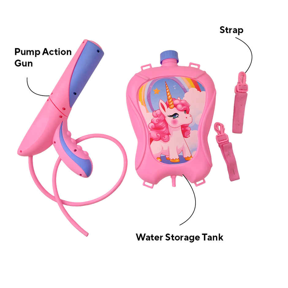 Unicorn Holi Water Tank Pichkari | 2 L | Tomuncle