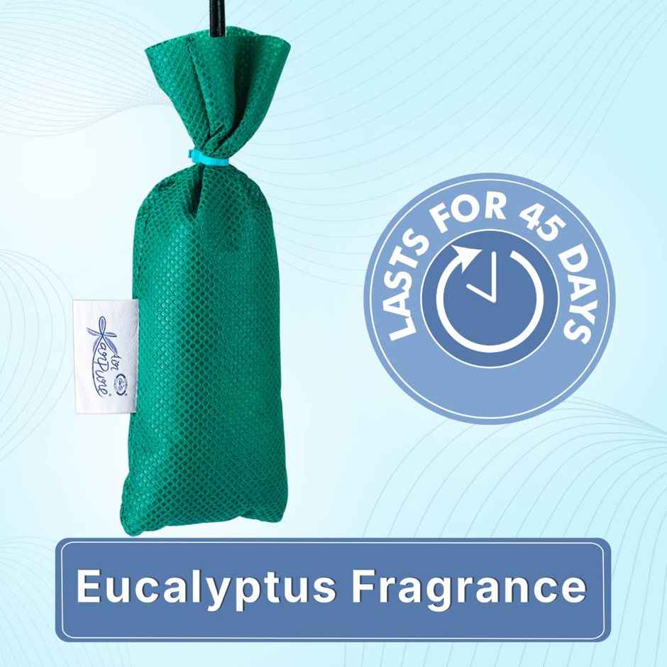 Eucalyptus Camphor Pouch by Air Karpure | Car, Bathroom & Room Freshener | From House of Cycle