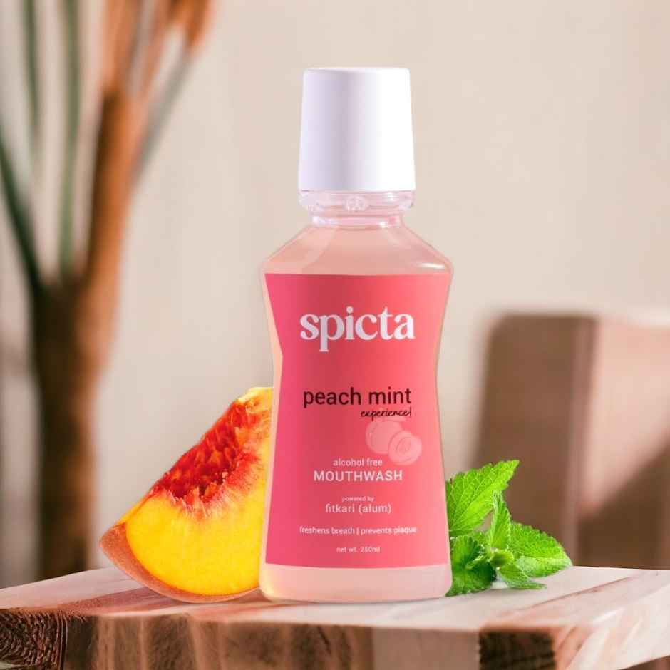 Spicta Peach Mint Mouthwash