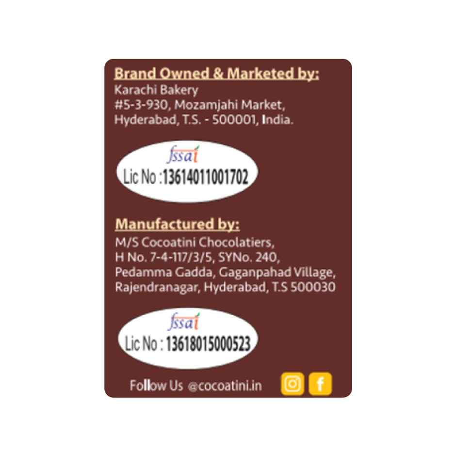 Karachi Bakery Choco Almond Dates Shaped Chocolates