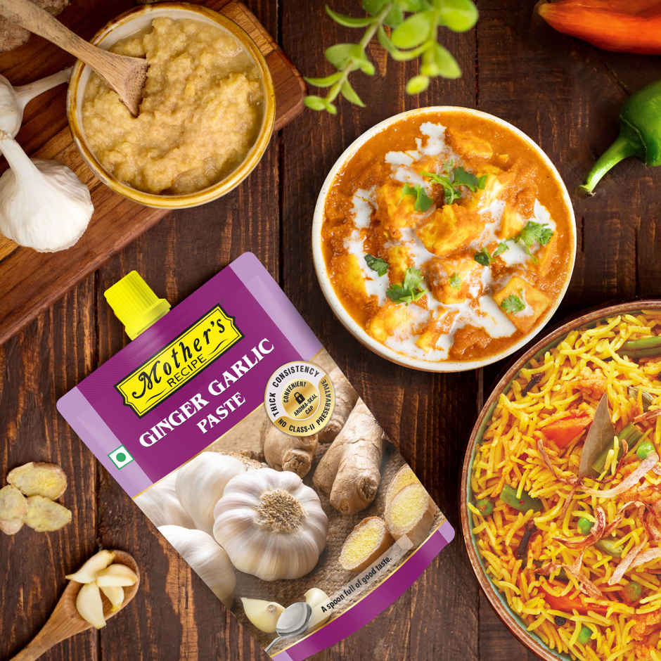 Mother's Recipe Ginger Garlic Paste | No Added Artificial Preservatives