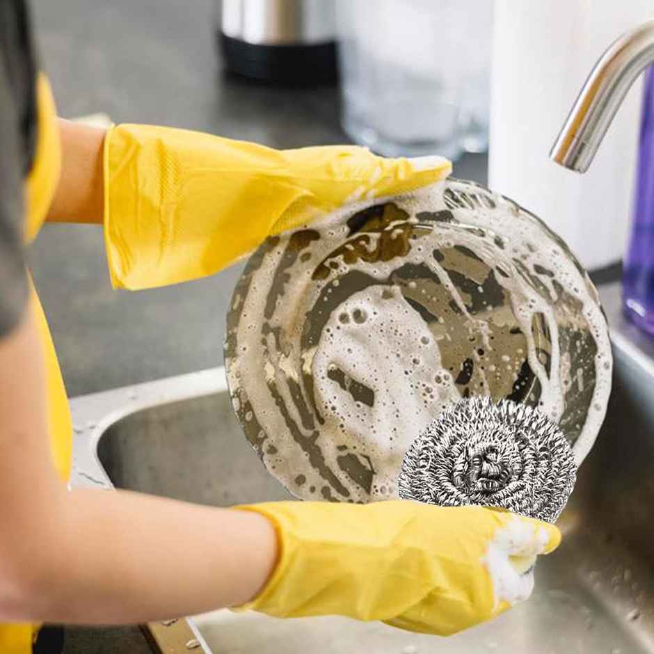 Gebi Stainless Steel Scrubbers (Pack of 3)