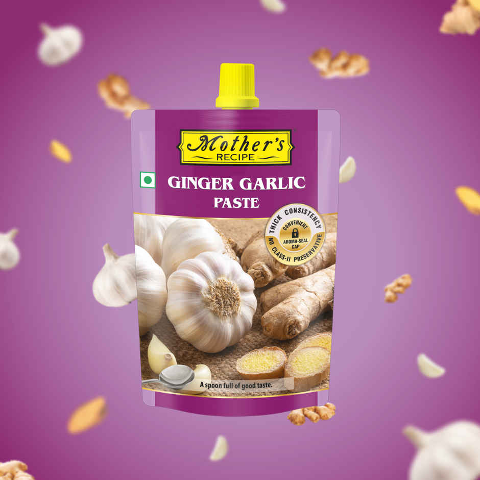Mother's Recipe Ginger Garlic Paste | No Added Artificial Preservatives