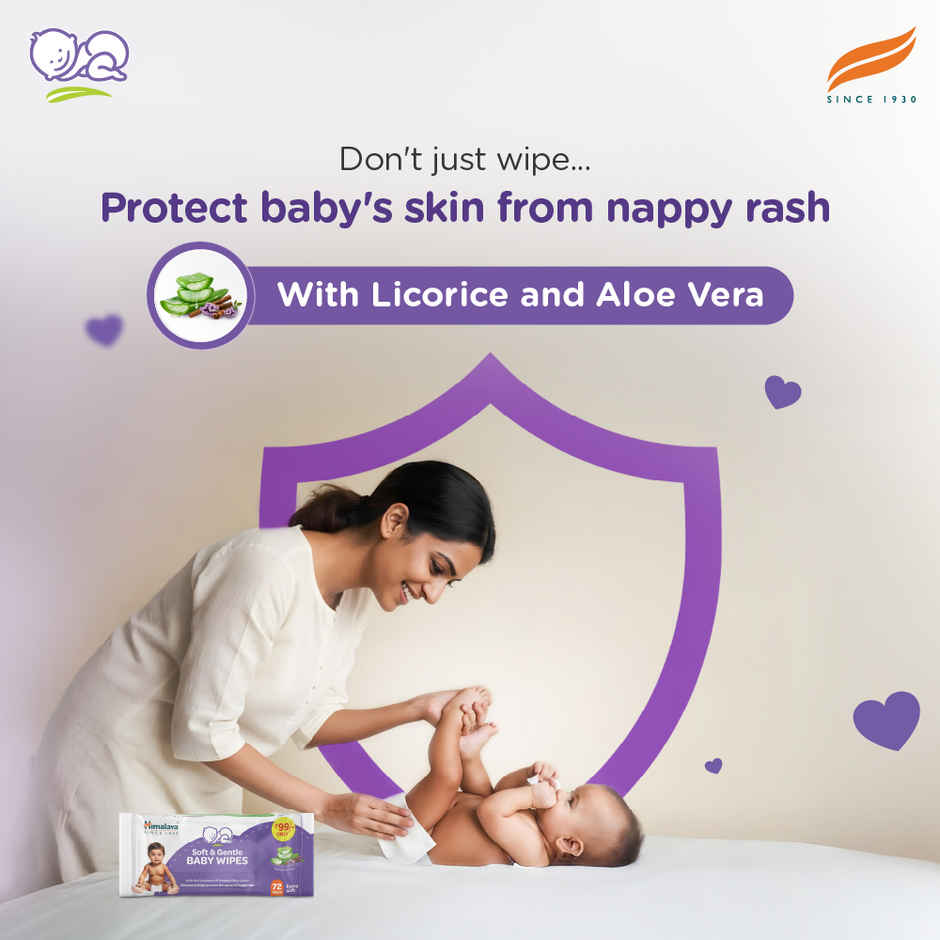 Himalaya Soft and Gentle Baby Wipes