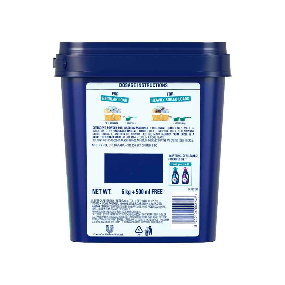 Surf Excel Matic Top Load Detergent Powder