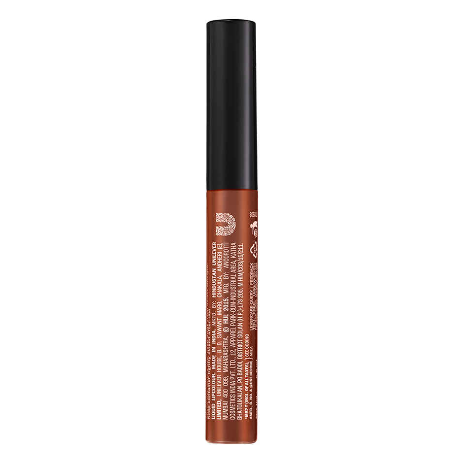 Lakme Forever Matte Liquid Lip, 16hr Lipstick, Lightweight & transferproof | Nude Twist