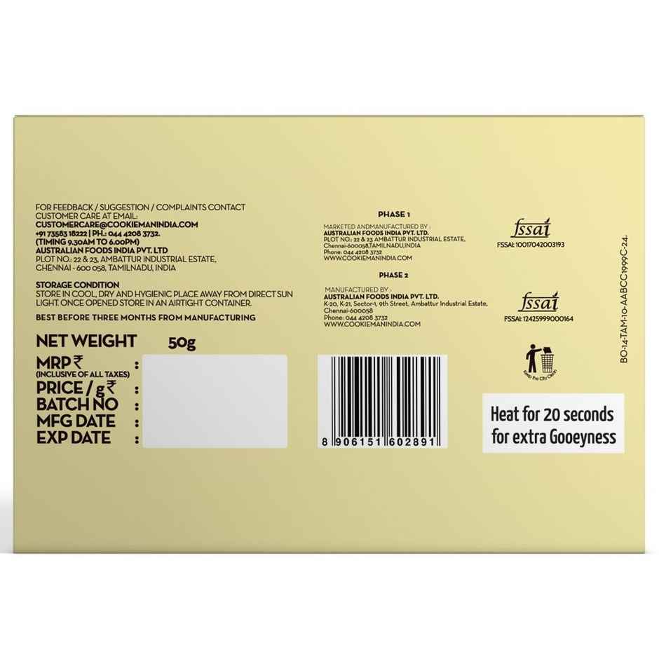 Cookie Man Premium Chocolate Brownie