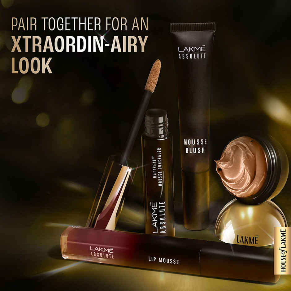 Lakme Xtraordin Airy Mattreal Mousse Gold Med