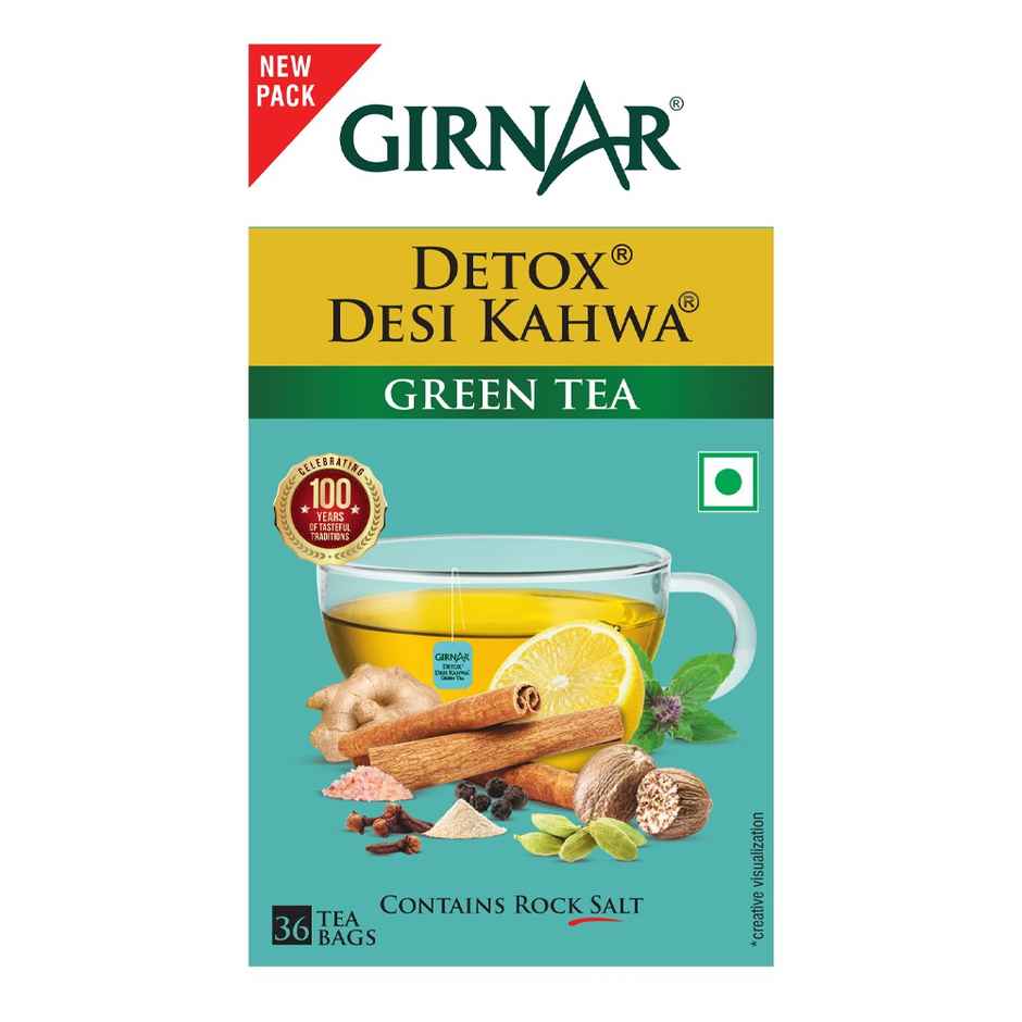 Girnar Detox Desi Kahwa Green Tea Bags