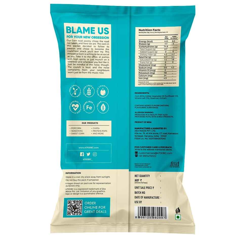 4700BC Crunchy Corn Himalayan Salt Pouch Combo