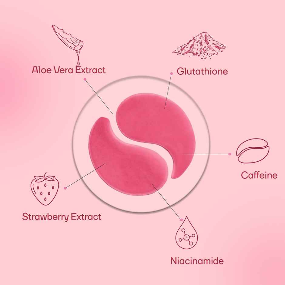 Mountainor Glutathione Hydrogel Under Eye Patch For Dark Circle & Puffiness Korean Eye Care Patches