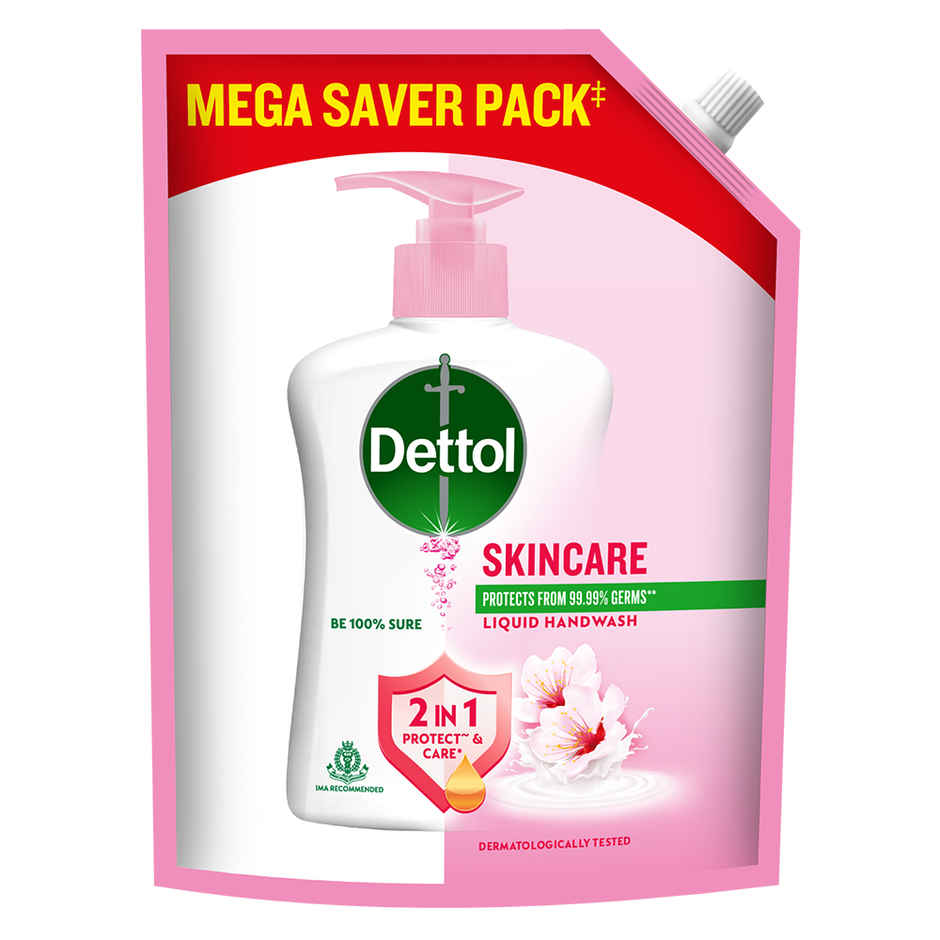 Dettol Liquid Handwash Refill - Skincare Moisturizing Hand Wash Pouch Combo