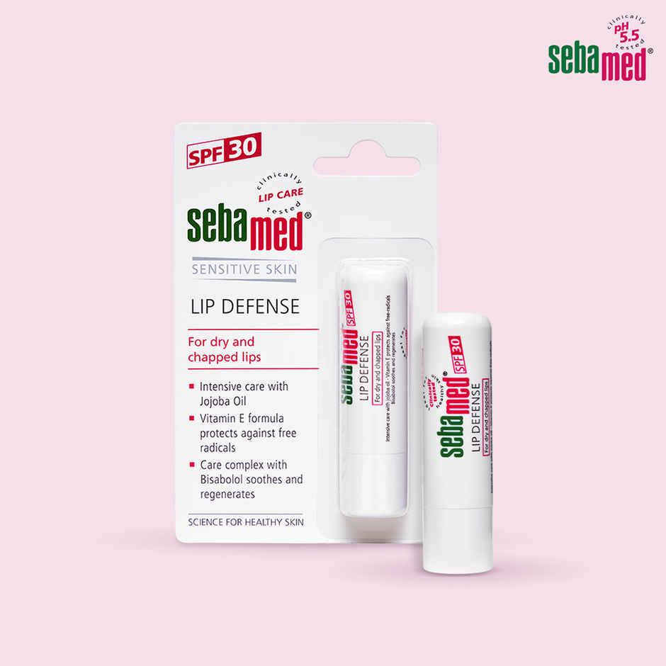 Sebamed Lip Defense | SPF 30 + Vit E, Jojoba Oil, Chamomile