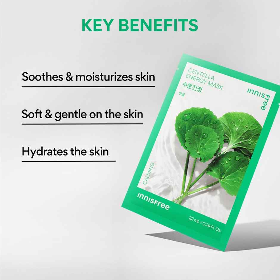Innisfree Squeeze Energy Sheet Mask | Water Type | Centella