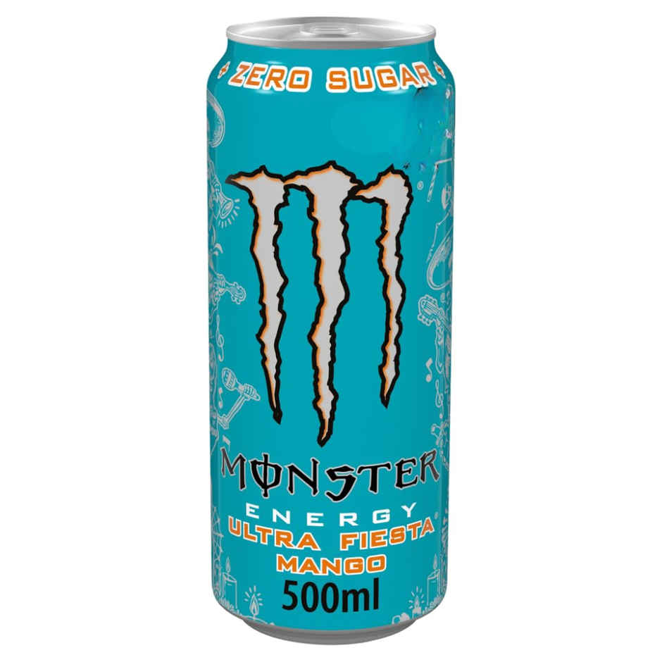 Monster Ultra Fiesta Mango Zero Sugar High Caffeinated Drink