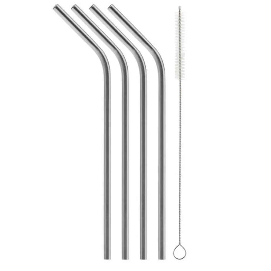 Se7en Steel Straws With Cleaner