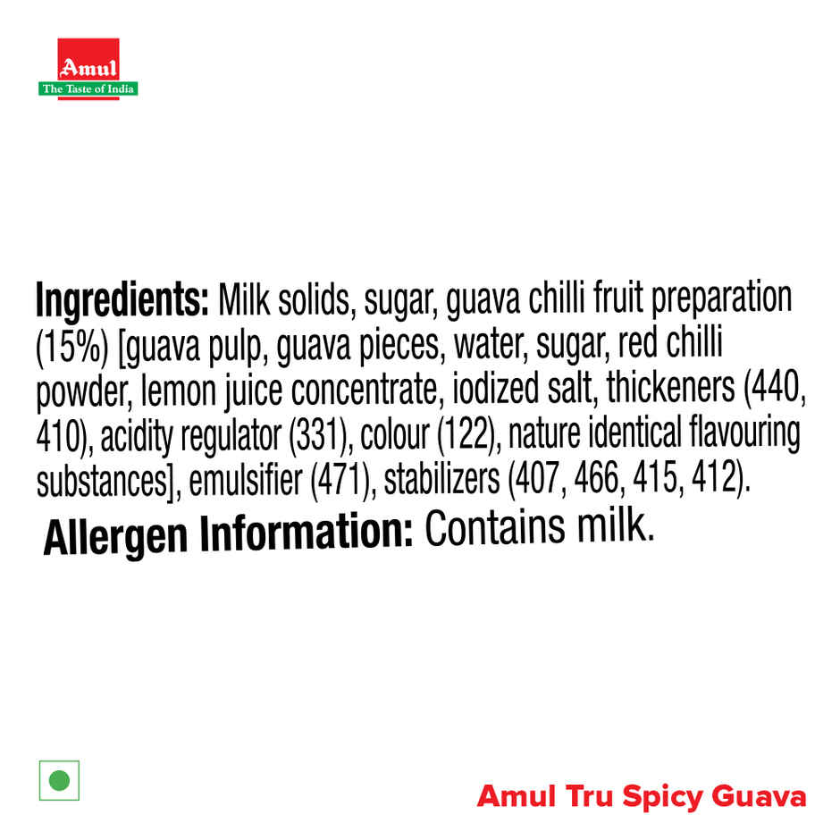 Amul Tru Spicy Guava Ice Cream Cup
